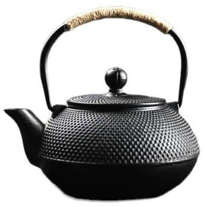 小粒 南部鉄器 老鉄瓶 提梁壺 IH対応 鉄やかん 鉄分補給 鉄びん★1.2L 未使用拍卖