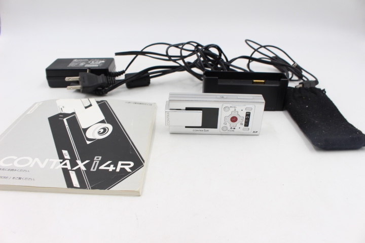 【ト横】CONTAX コンタックス i4R コンパクトデジタルカメラ 付属品 取扱説明書あり バッテリー欠品 TA664ZZH98拍卖