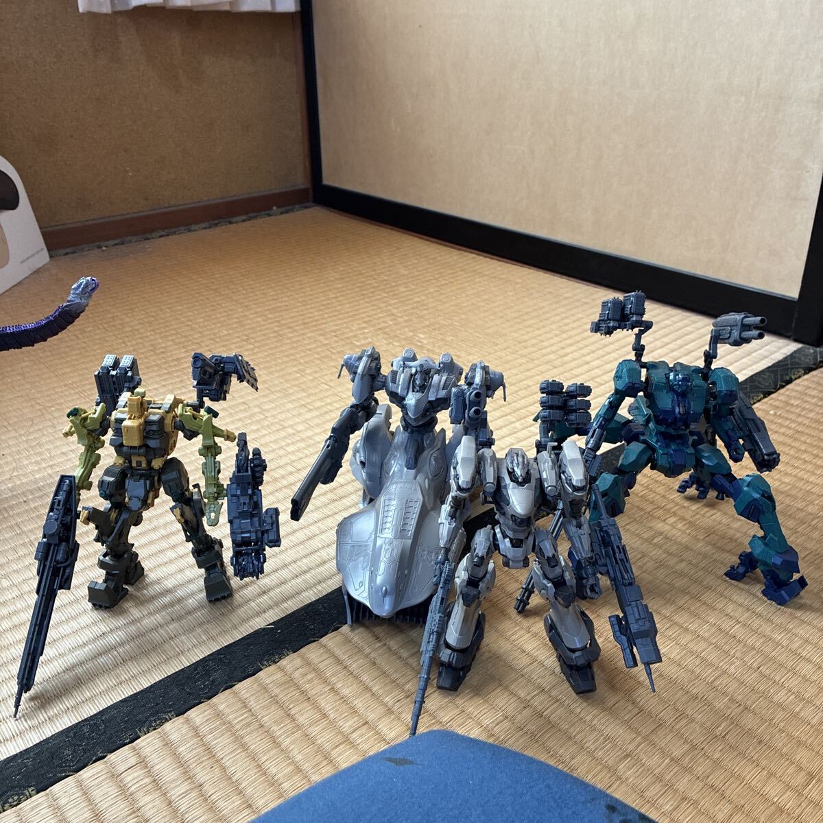 30MM アーマードコア プラモデル 素組み 完成品 セット ナイトフォール ARQUEBUS ADD VE-40A ライガーテイル ミルクトゥース拍卖