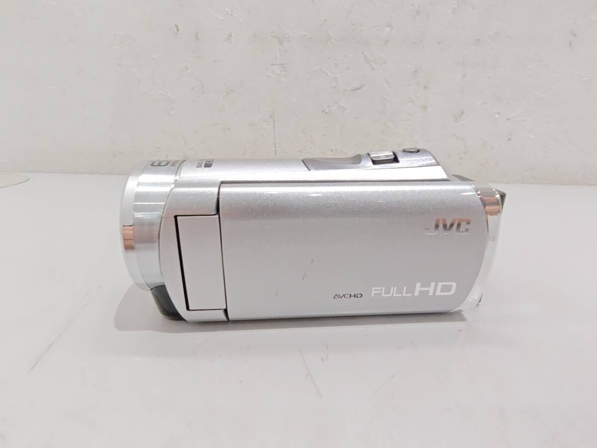 75591★JVC Everio ハイビジョンメモリームービー GZ-HM155-S ビデオカメラ ジャンク拍卖