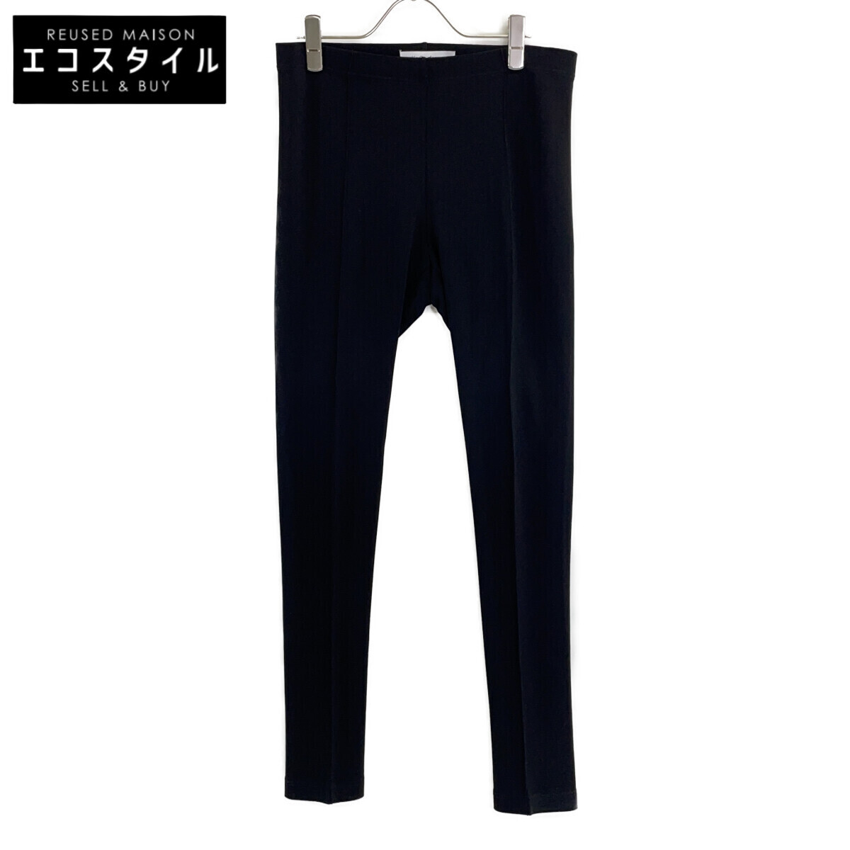 YvesSaintLaurent イヴサンローラン ブラック ストレッチ パンツ ブラック M ボトムス レディース 中古拍卖
