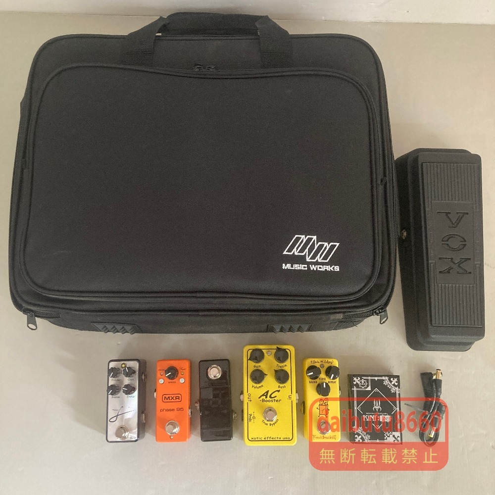 03w26954 7点セット エフェクターまとめ Xotic AC Booster KORG PB-X-MINI MXR Phase95g 他拍卖