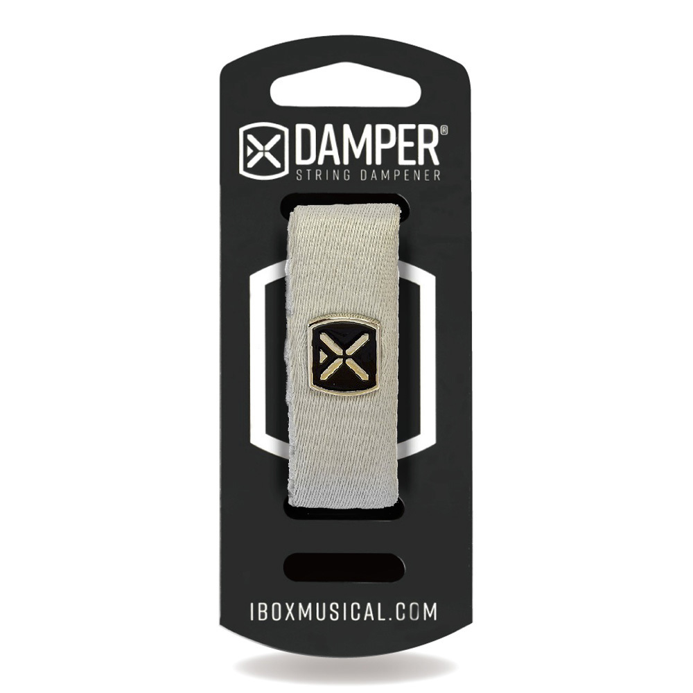 IBOX DTSM19 LIGHT GRAY POLYESTER (SMALL) DAMPER -STRING DAMPENER- ストリングダンパー ミューター フレットラップ拍卖