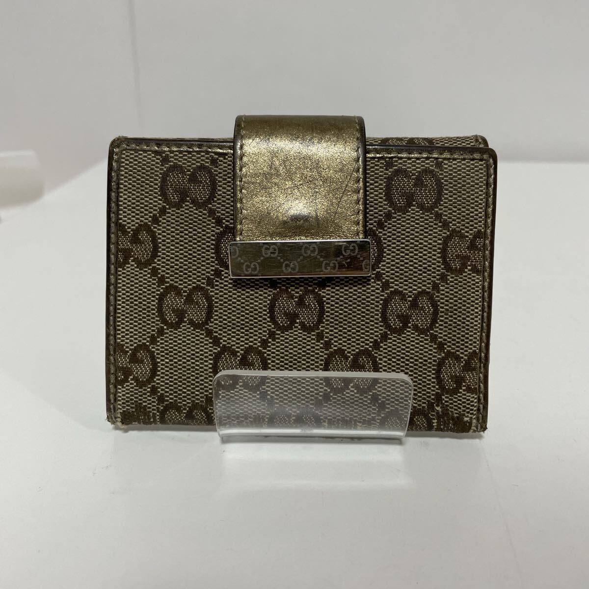 GUCCI グッチ GGキャンバス カードケース 中古拍卖