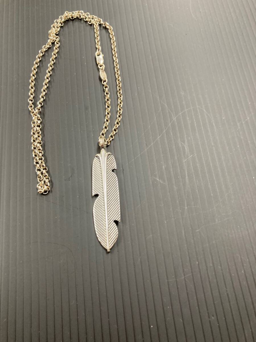 クロムハーツ(Chrome Hearts)フェザーペンダントネックレス 日本未発売拍卖
