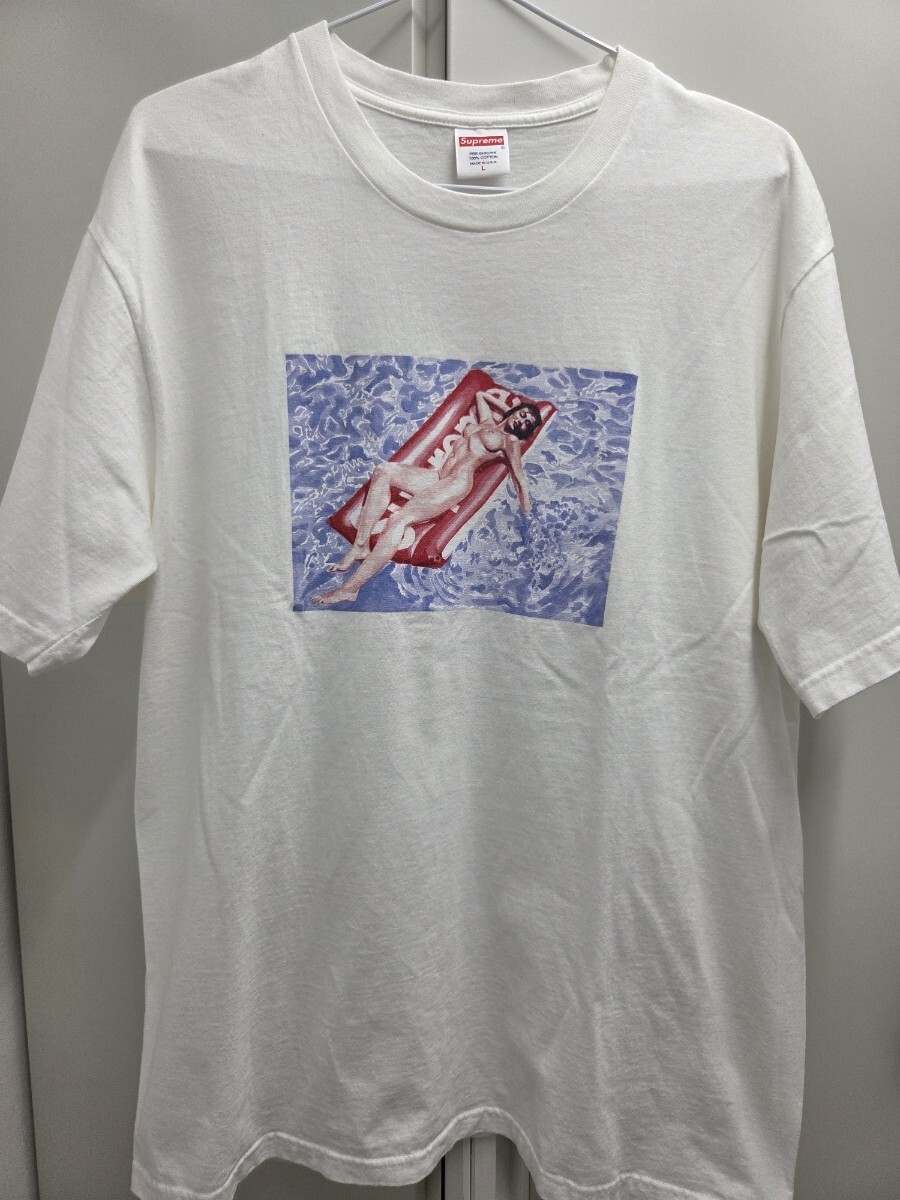 シュプリーム Float Tee 白 Supreme フロート Tシャツ ホワイト プリント 半袖Tシャツ ①拍卖
