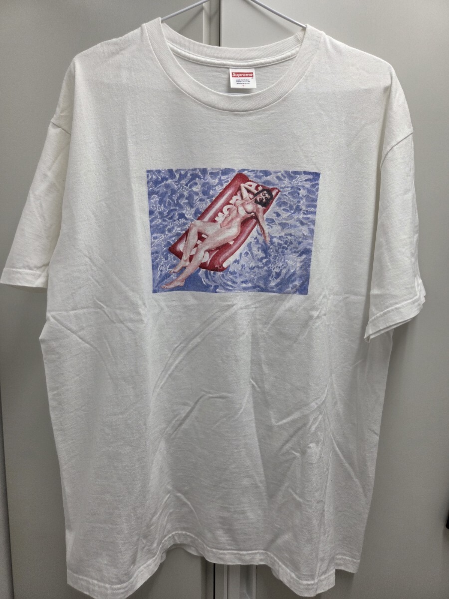 シュプリーム Float Tee 白 Supreme フロート Tシャツ L プリント 半袖Tシャツ ホワイト②拍卖
