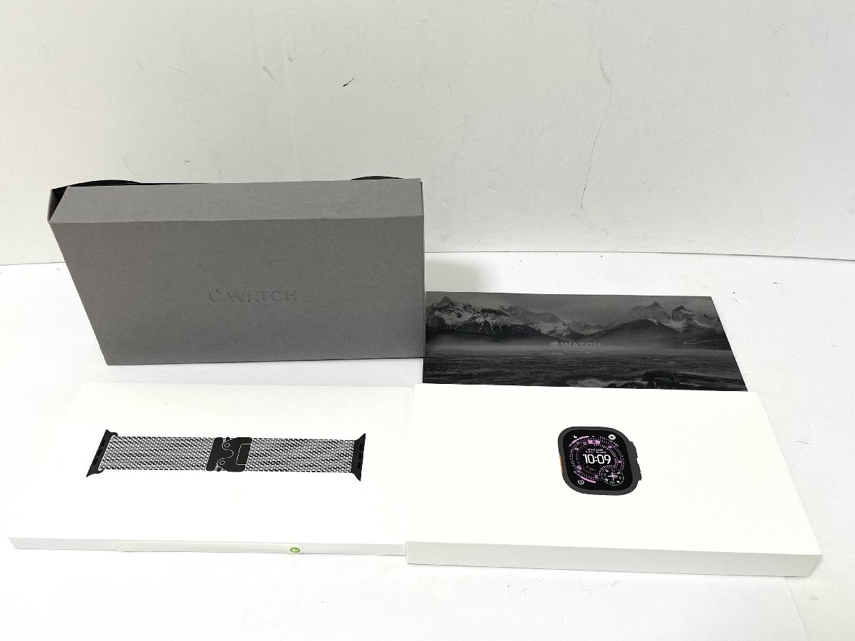 【未使用】apple WATCH アップルウォッチ ウルトラ3 スマートウォッチ 時計 MF1Q4J/A 49mm セルラー ブラック チタンブラック 国内版拍卖