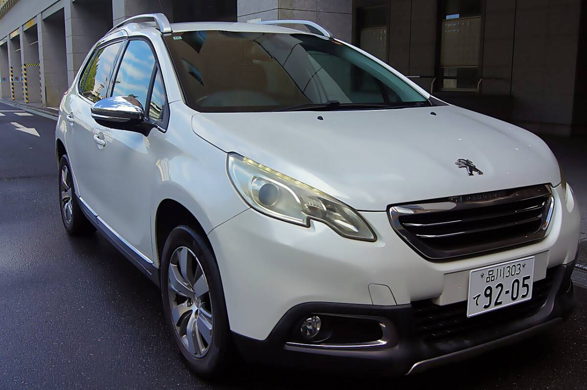 業販価格☆美車☆H26プジョー2008☆プレミアム☆人気のパールホワイト☆車検長い拍卖
