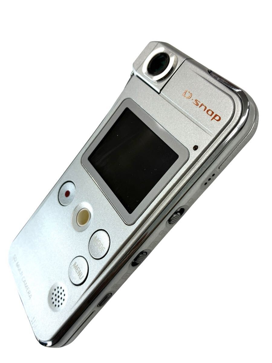 1円スタート Panasonic パナソニック D-snap SV-AS30 SDマルチカメラ シルバー コンパクト カメラ ビデオ ボイスレコーダー 動作未確認拍卖