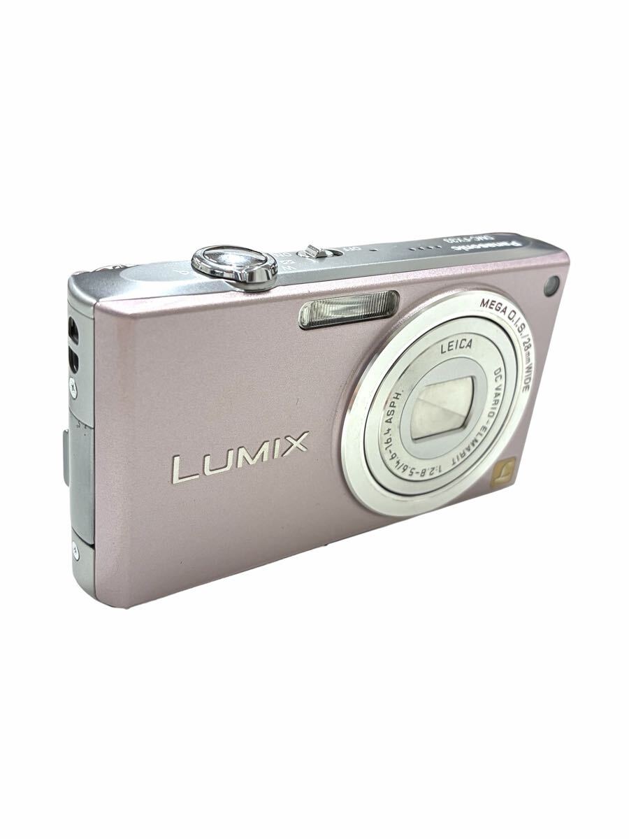 1円スタート Panasonic パナソニック LUMIX ルミックス DMC-FX33 コンパクトデジタルカメラ デジカメ ピンク ケース付き 動作未確認拍卖