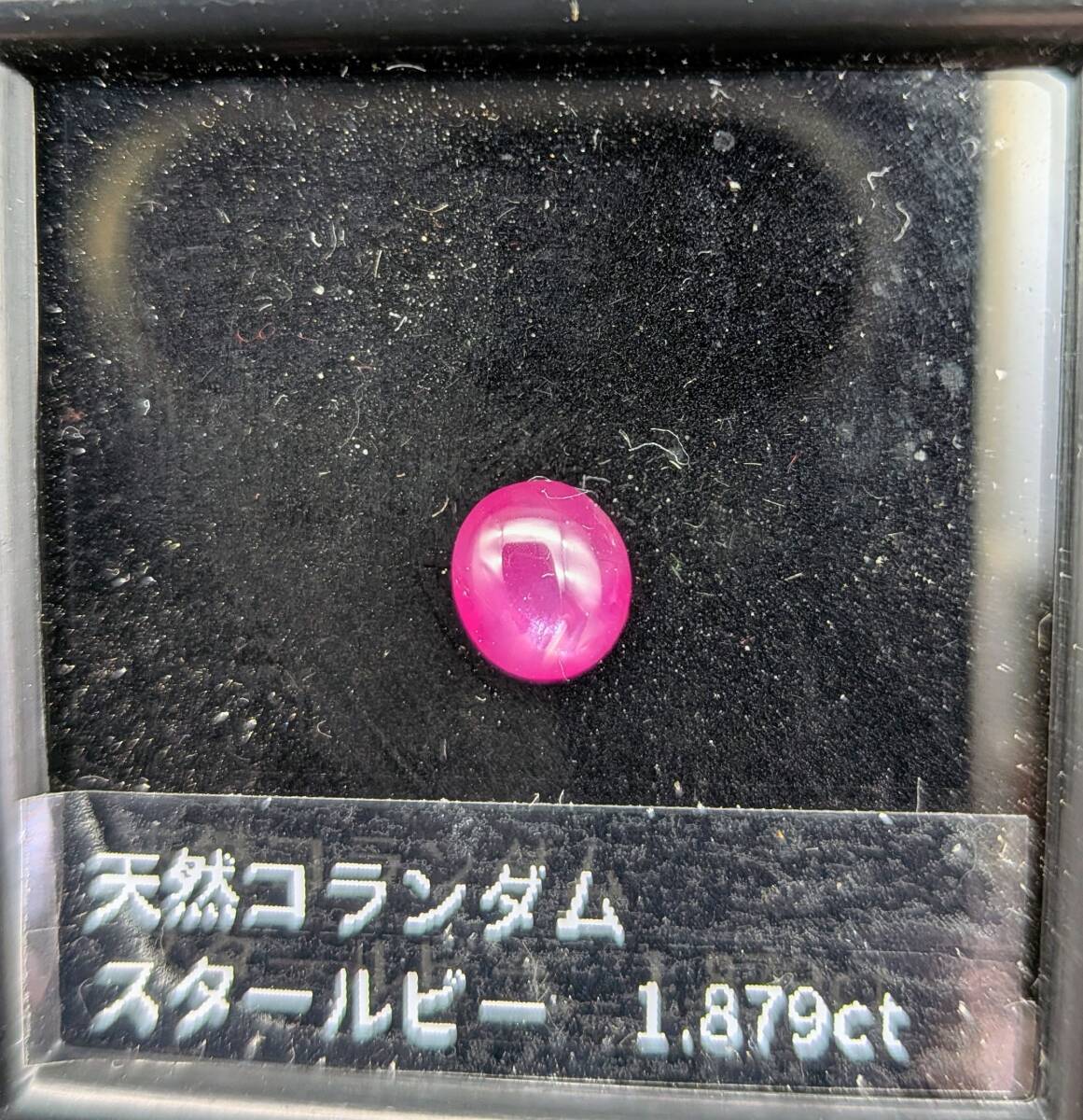 天然スター・ルビー ルース 1.879ct(DGLソーティング付)拍卖