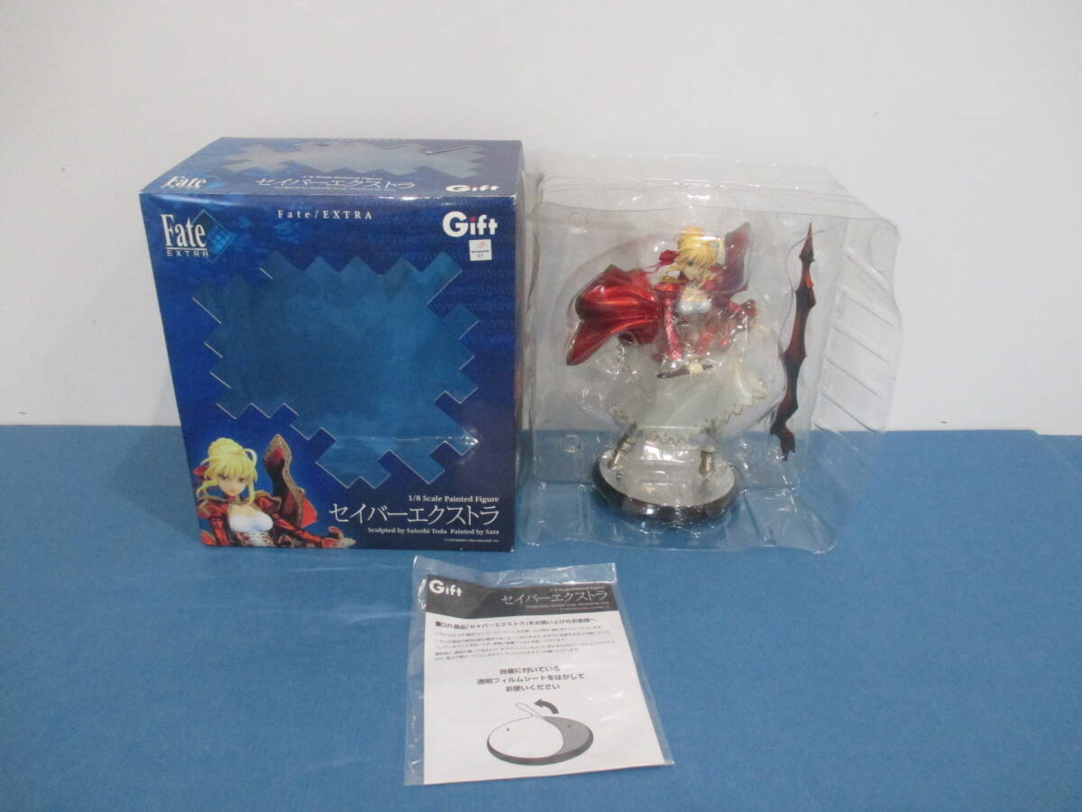 078)Fate/EXTRA セイバーエクストラ 1/8スケール フィギュア/Gift/ギフト拍卖