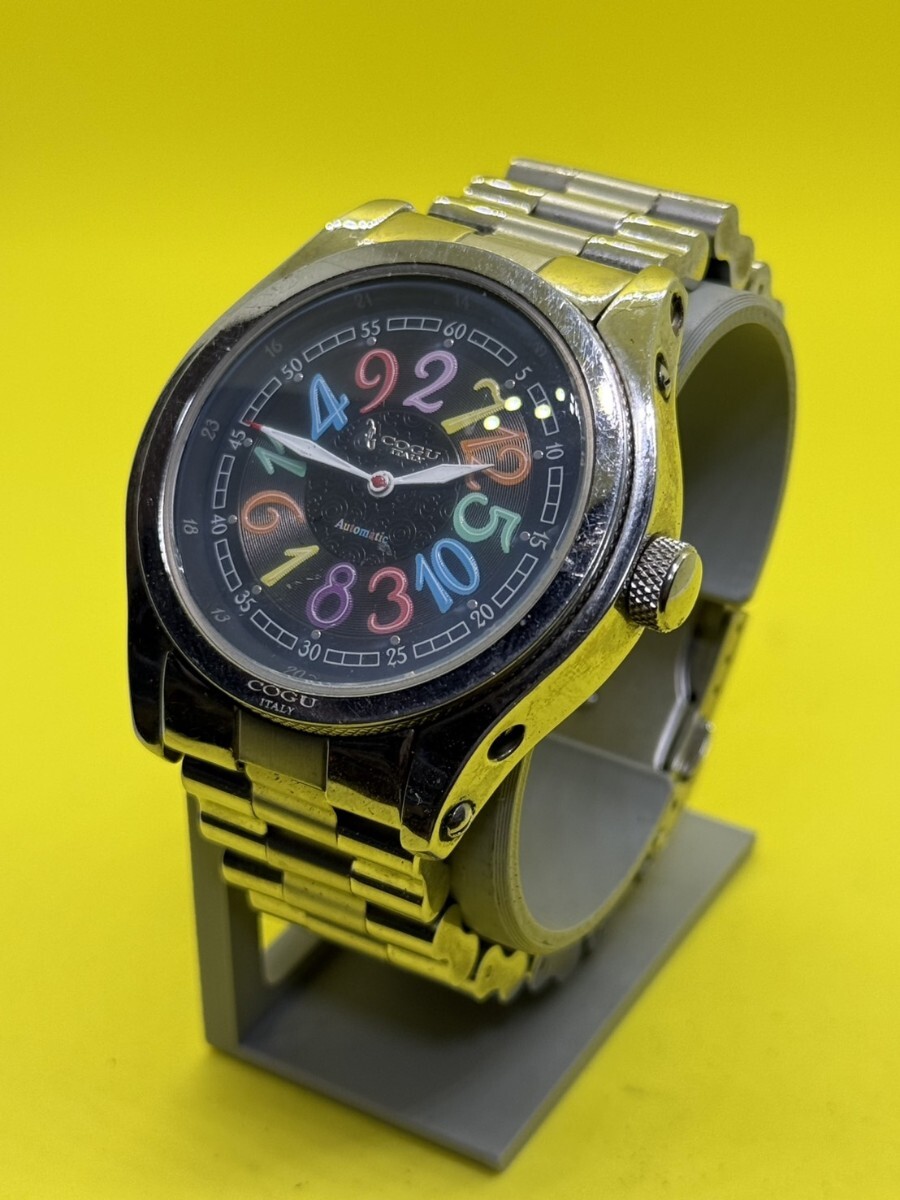 W-1 COGU 腕時計 自動巻き ジャンピングアワー コグ 裏スケ拍卖