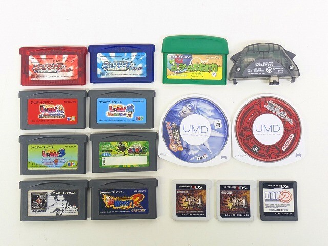 E2622-S3-19944 ゲームソフト まとめ DS DQM2 / 3DS モンハン4 / PSP 真三國無双 / GBA ポケモン ルビー サファイア など 12点 現状品2拍卖