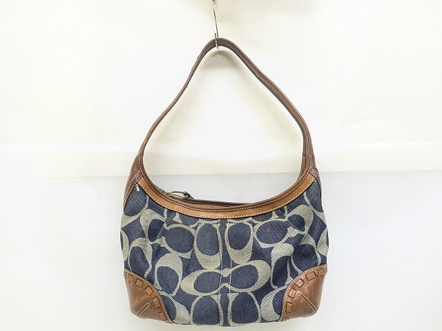 E2226-N50-417 COACH コーチ A0882-12748 ショルダーバッグ シグネチャー ハンドバッグ H21cm×W34cm×D11cm 現状品2拍卖