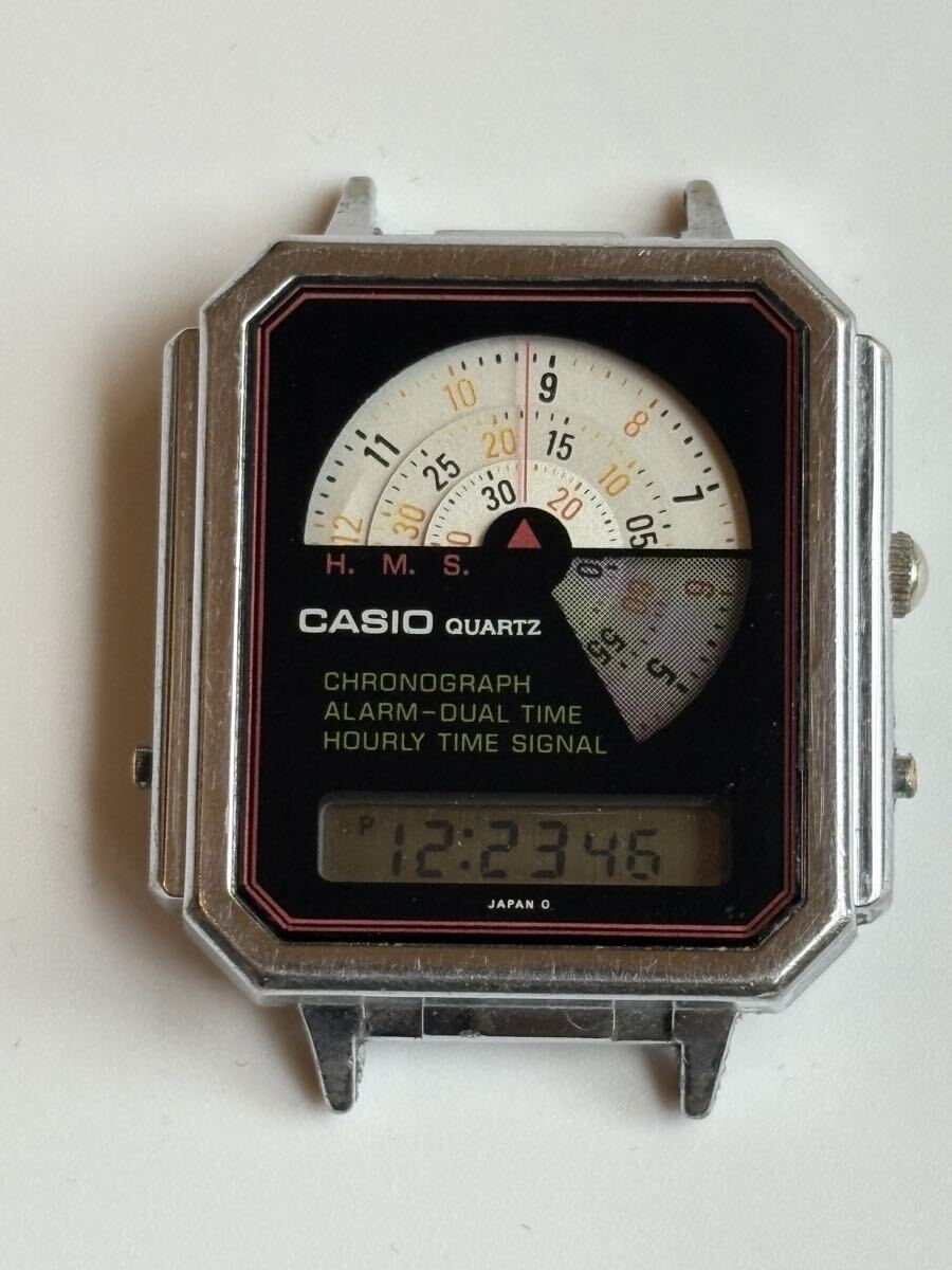 スペシャルレア!CASIO AQ-440 Ultra Special & Extremely Rare ジウジアーロ SEIKO 90s ビンテージ ジャンピングアワー ディスク拍卖