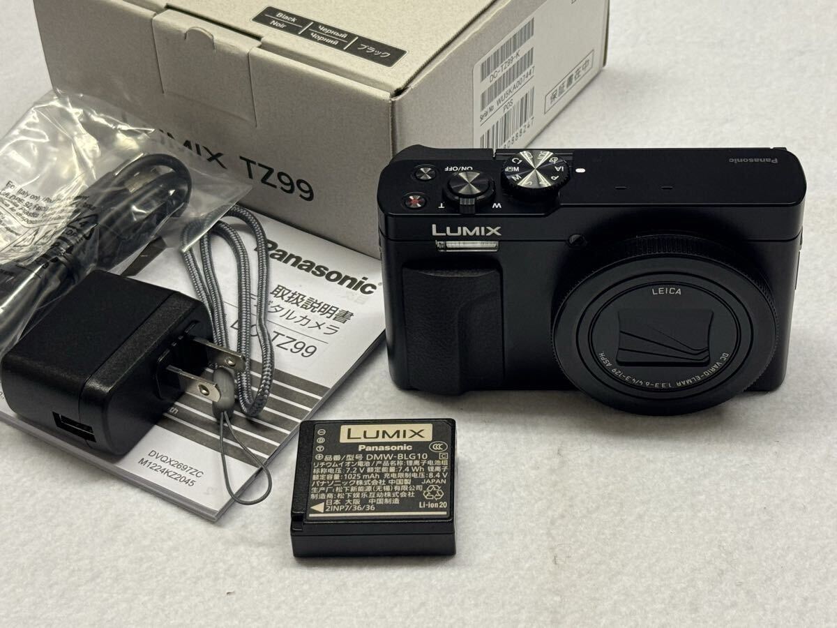 【極美品】LUMIX DC-TZ99D(ブラック) 拍卖