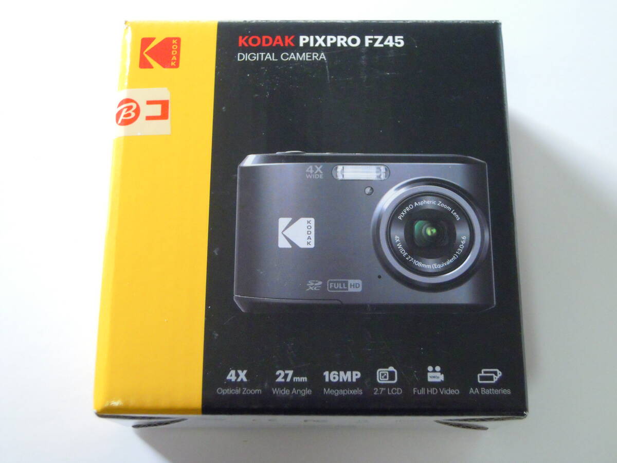 1回のみ使用 KODAK PIXPRO FZ45 カラー RED デジカメ コダック コジマ5年保証付き 動作確認済み拍卖