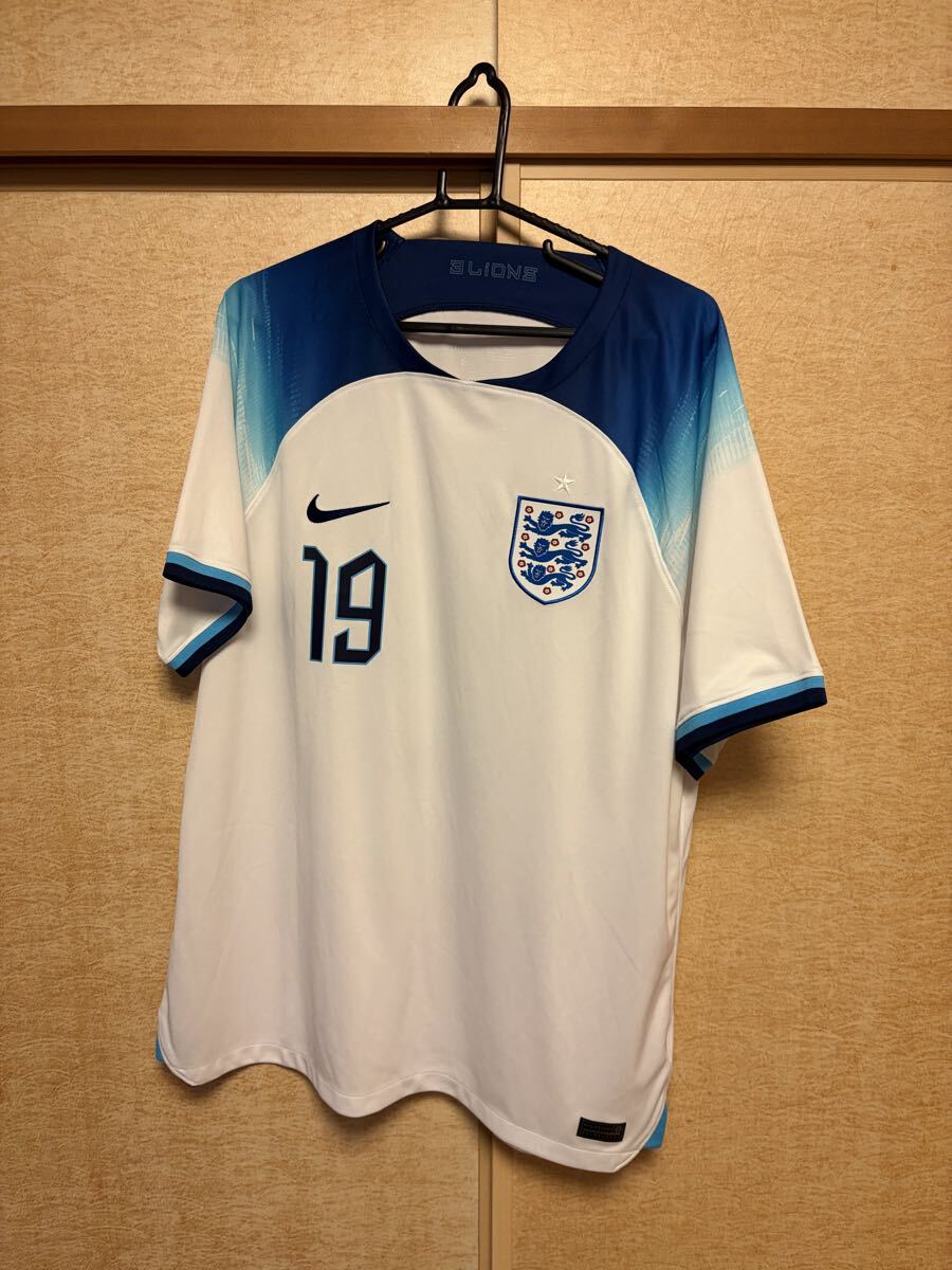 2022 メイソンマウント イングランド代表 完売品 ホーム 半袖 ユニフォーム ナイキ 正規品 ワールドカップ W杯拍卖