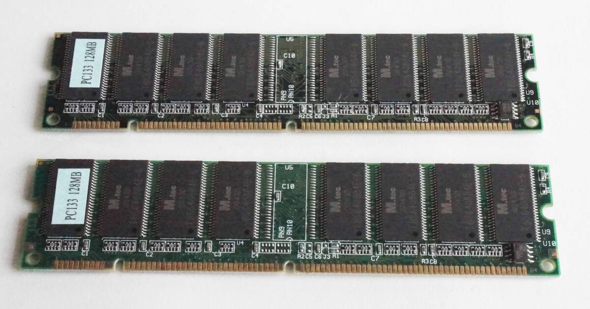 PC133 SDRAM 128MB 2枚 長期保管品拍卖