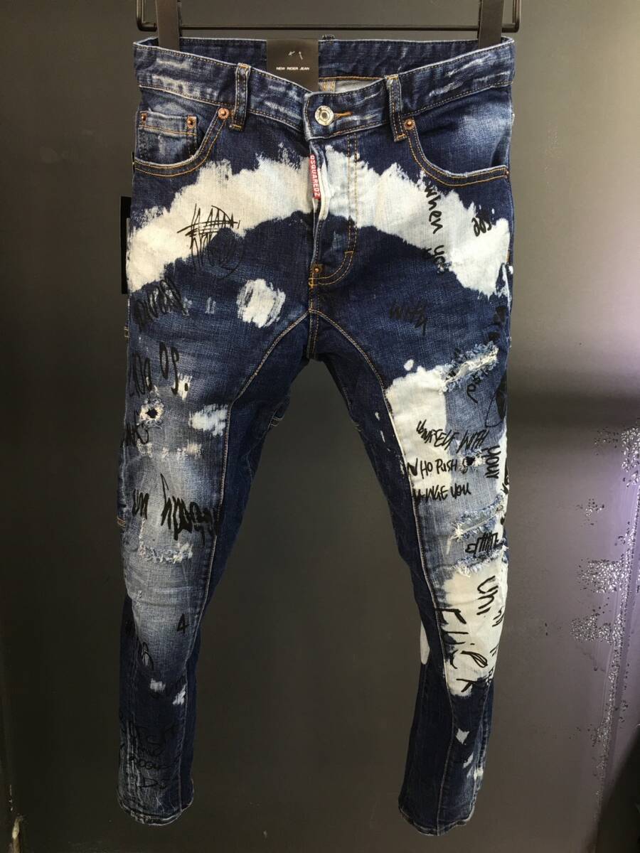 ディースクエアード dsquared2 サイズ52 パンツ デニム ジーンズ ボトムス ジーパン 新品未使用拍卖