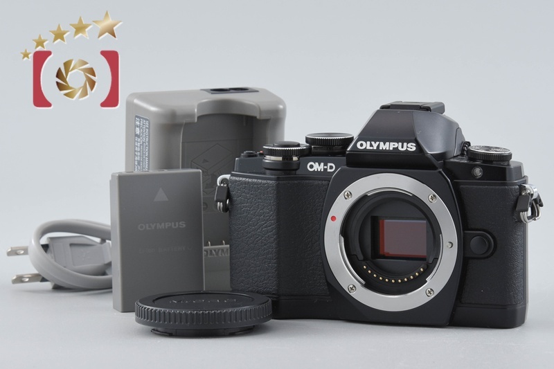 【中古】OLYMPUS オリンパス OM-D E-M10 ブラック ミラーレス一眼カメラ シャッター回数僅少拍卖