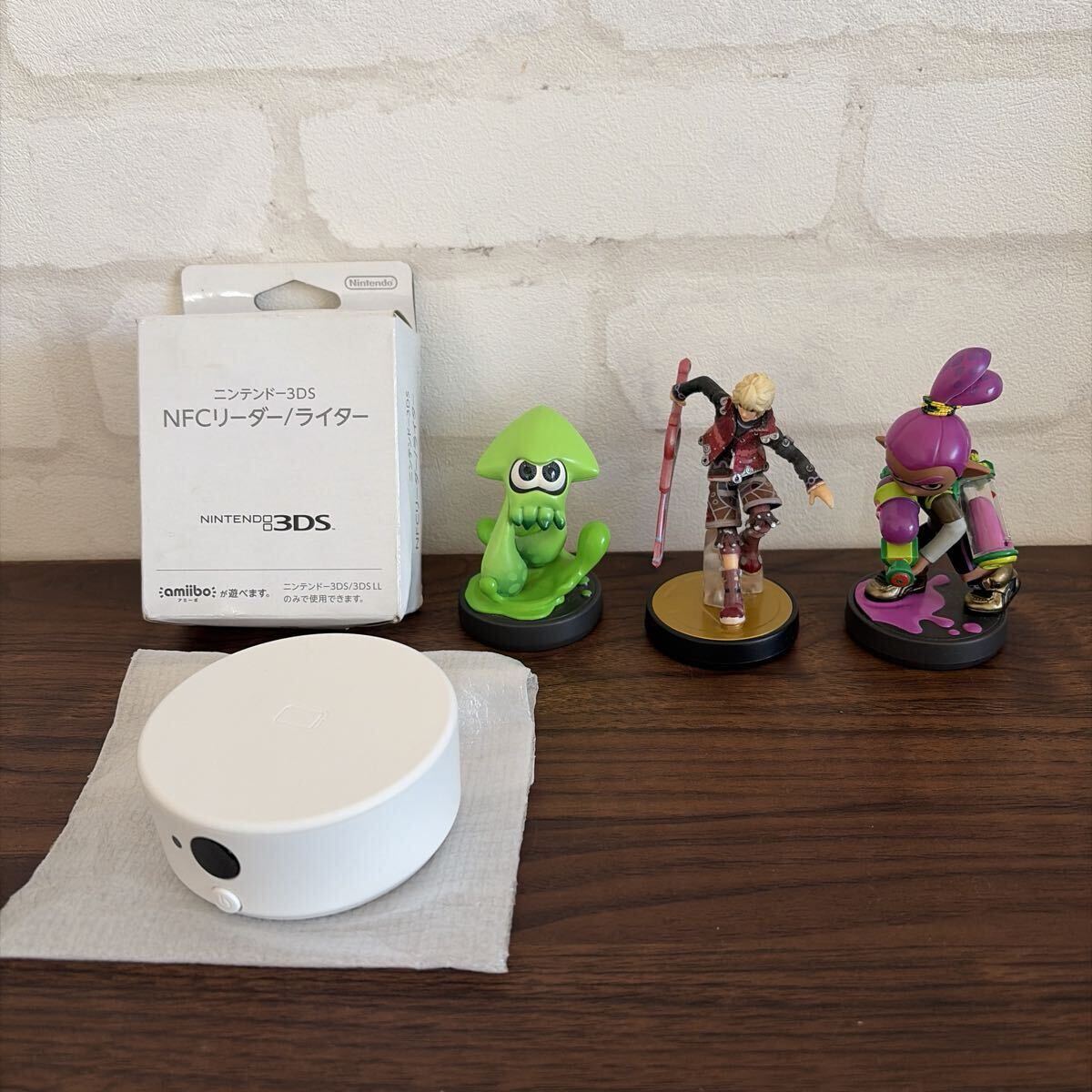 【現状品】「ニンテンドー3DS NFCリーダー/ライター」& amiibo3点セット 任天堂 スプラトゥーン拍卖