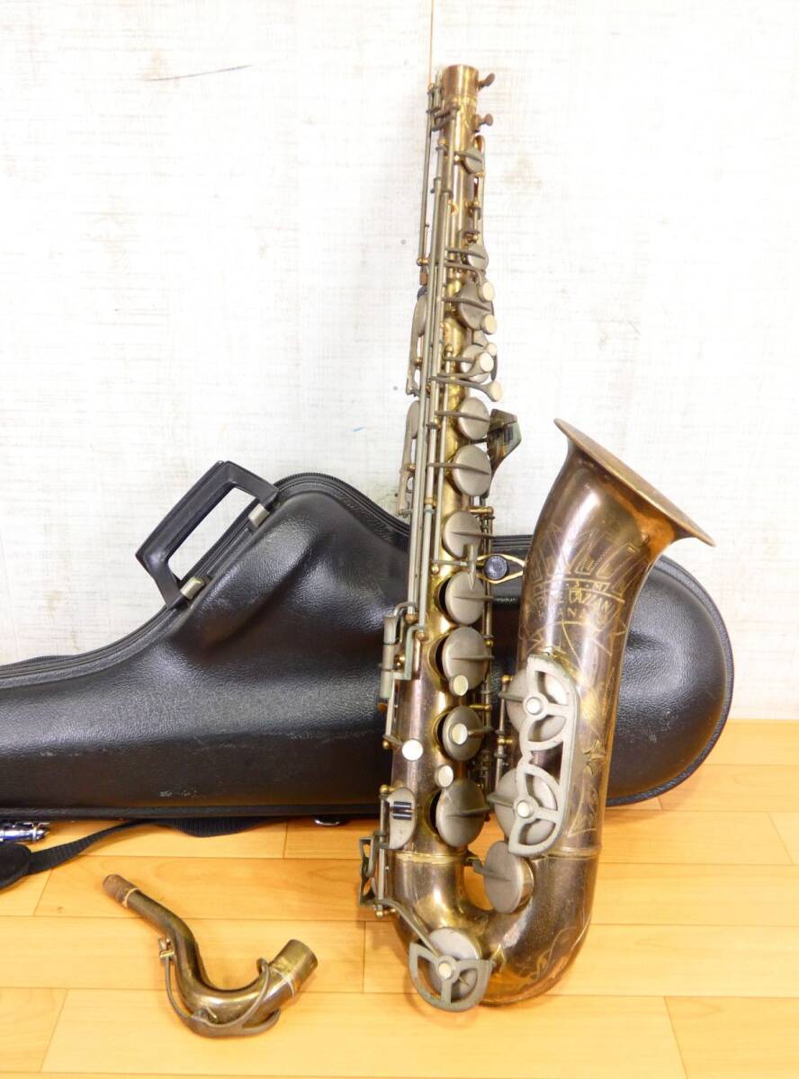 (M-31) Rampone & Cazzani ランポーネ アンド カッツァーニ イタリー テナーサックス ケース付き 管楽器 ※現状渡し@140(6)拍卖