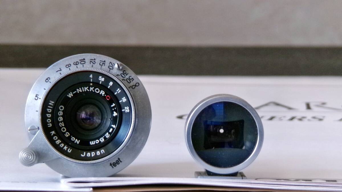 Nikon W-NIKKOR-C 2.5cm f:4 Carl Teiss Topogon 2.5cm のデッドコピー拍卖