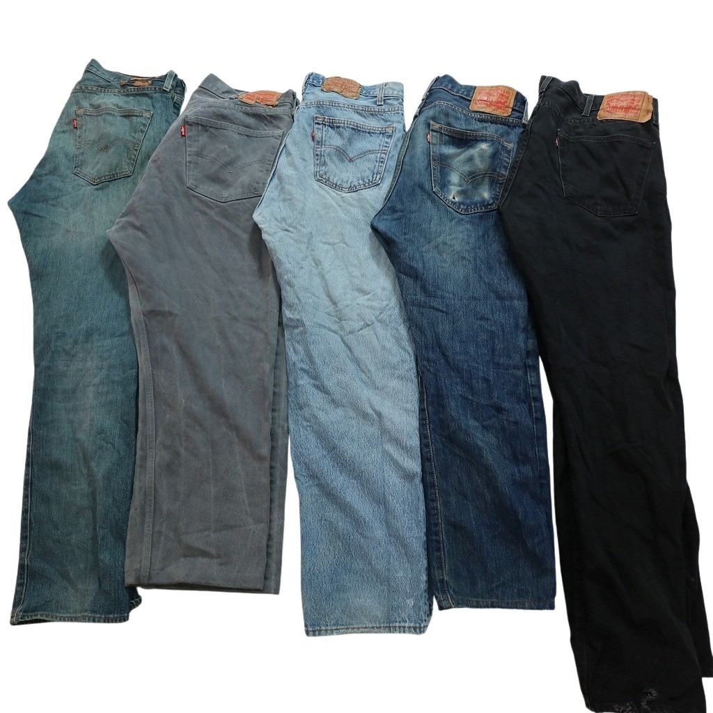 【訳あり】 古着卸 まとめ売り リーバイス 501 デニムパンツ 17枚セット ( メンズ ) ストレート ボタンフライ 中古 古着 WA8629拍卖