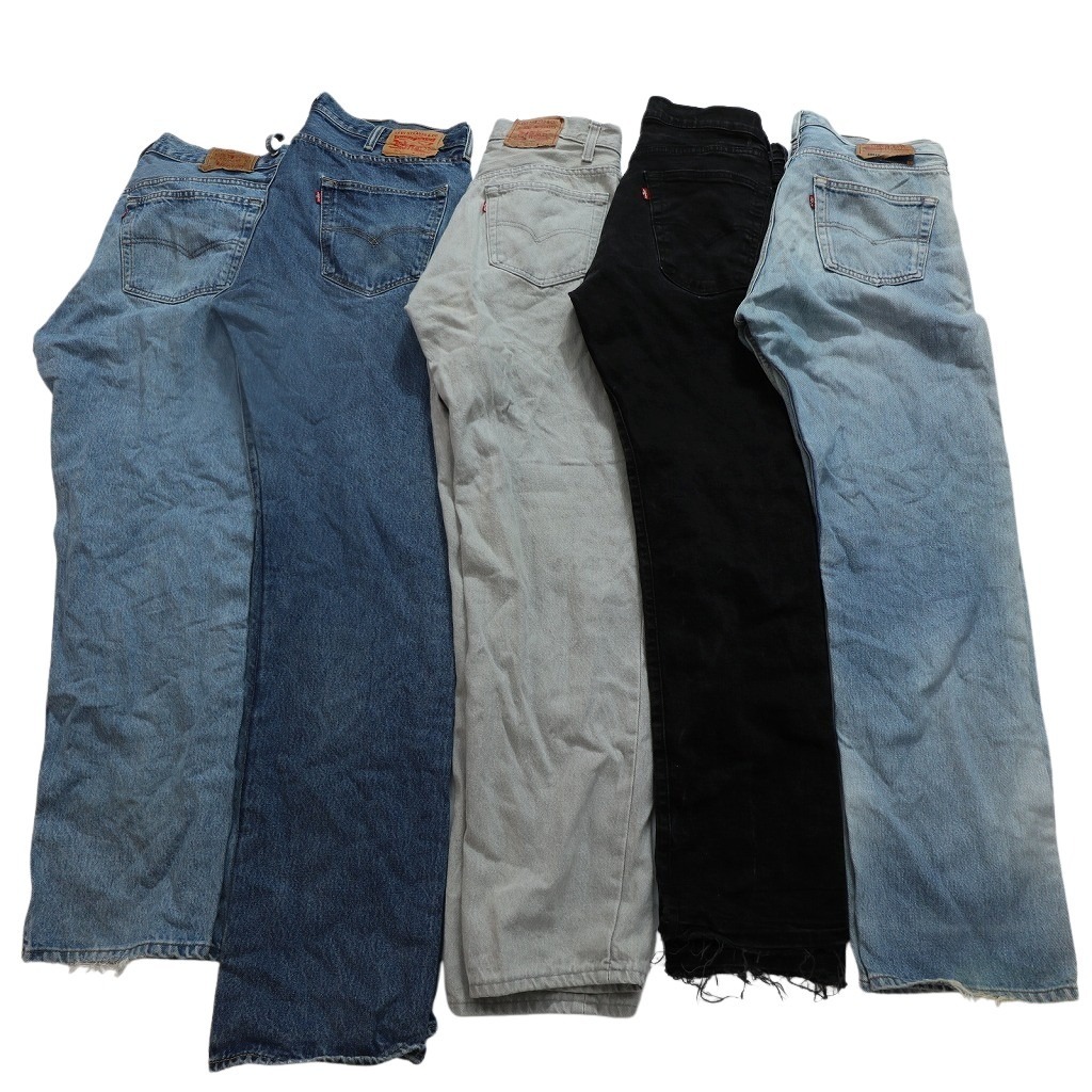 【訳あり】 古着卸 まとめ売り リーバイス 501 デニムパンツ 17枚セット ( メンズ ) ストレート ボタンフライ 中古 古着 WA8631拍卖