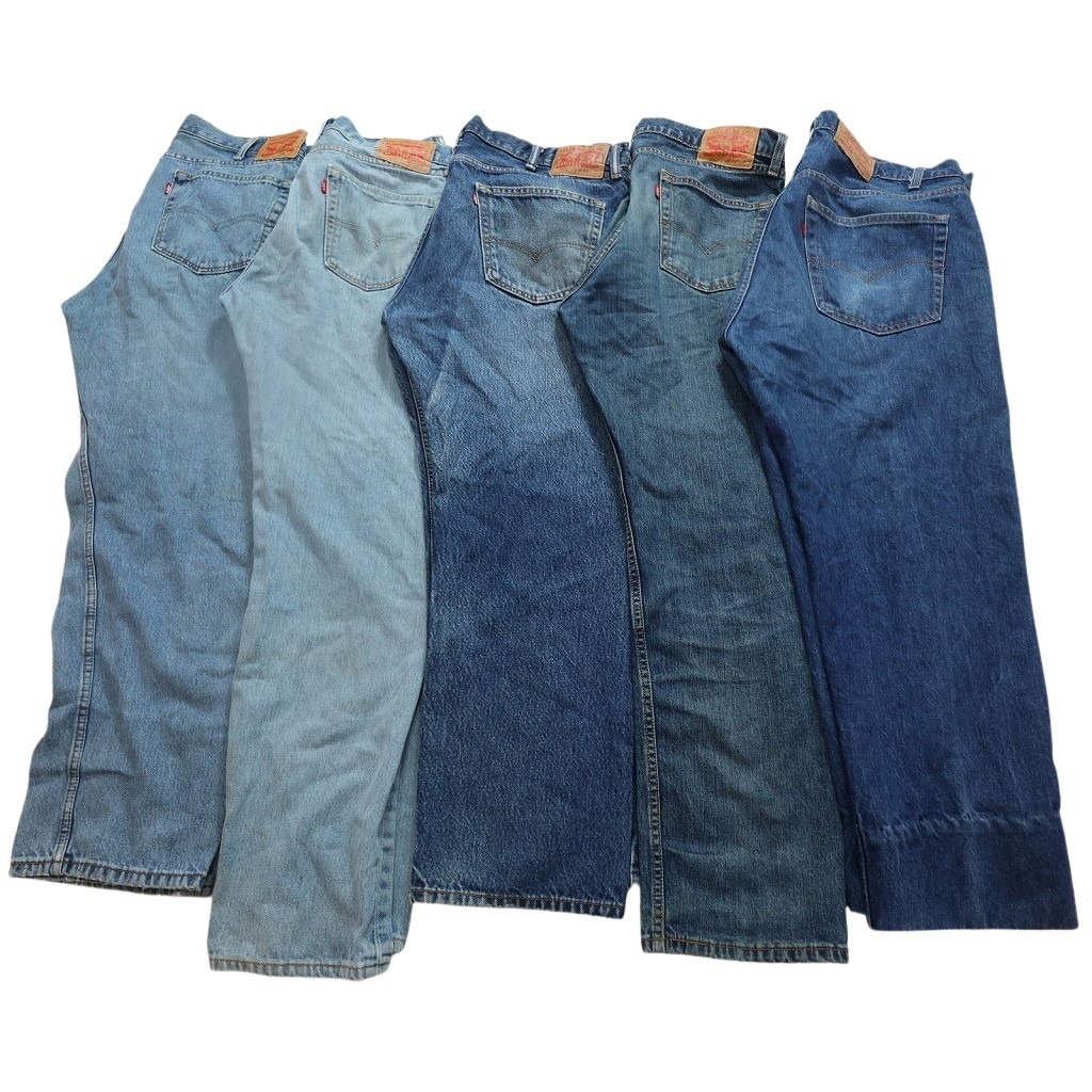 【訳あり】 古着卸 まとめ売り リーバイス 505 デニムパンツ 18枚セット ( メンズ ) テーパード ジッパーフライ 中古 古着 WA8635拍卖