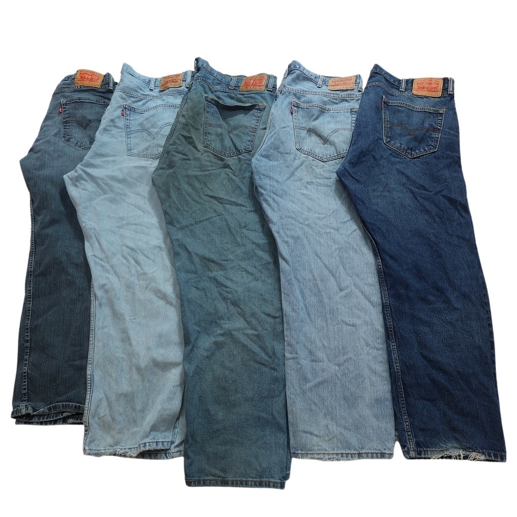 【訳あり】 古着卸 まとめ売り リーバイス 505 デニムパンツ 18枚セット ( メンズ ) テーパード ジッパーフライ 中古 古着 WA8638拍卖