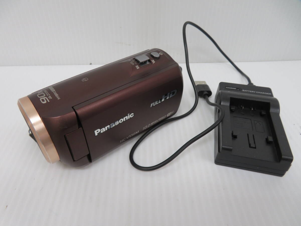 パナソニック デジタルハイビジョンビデオカメラ HC-V550M 内蔵メモリー32GB Panasonic拍卖