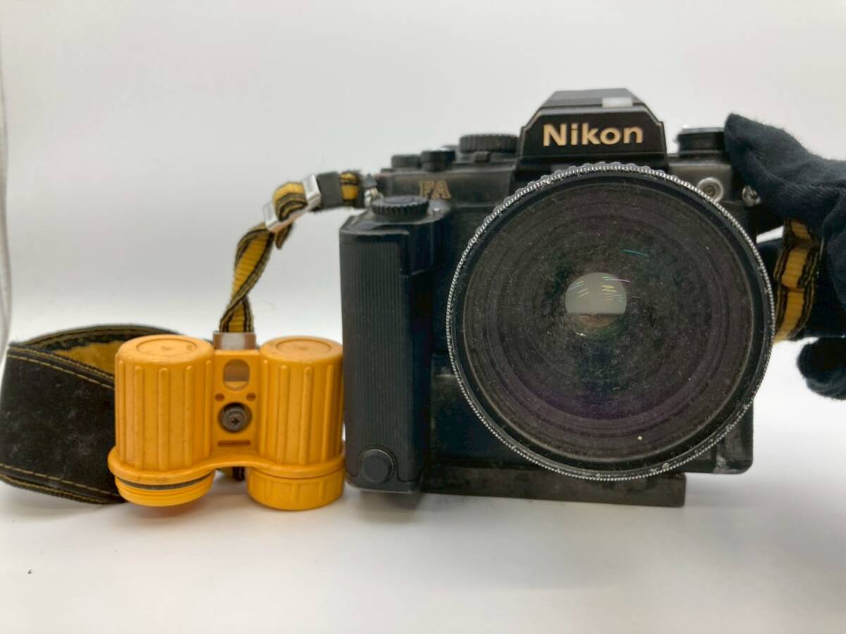 Nikon FA ニコン フィルム一眼レフカメラ ブラック 黒 Zoom-NIKKOR 28-85mm レンズ 動作未確認 現状品拍卖