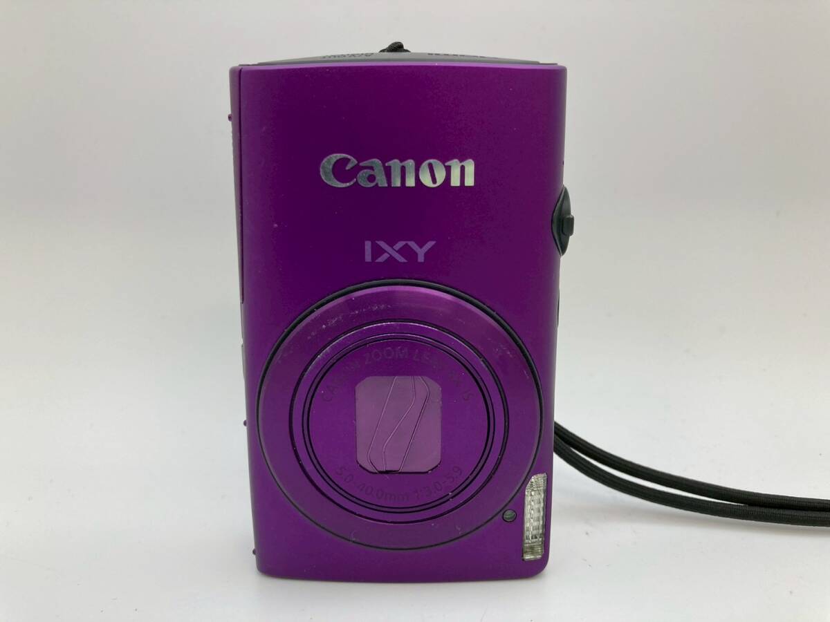 Canon IXY 600F キヤノン キャノン コンパクトデジタルカメラ デジカメ パープル バイオレット 紫 動作未確認 現状品拍卖