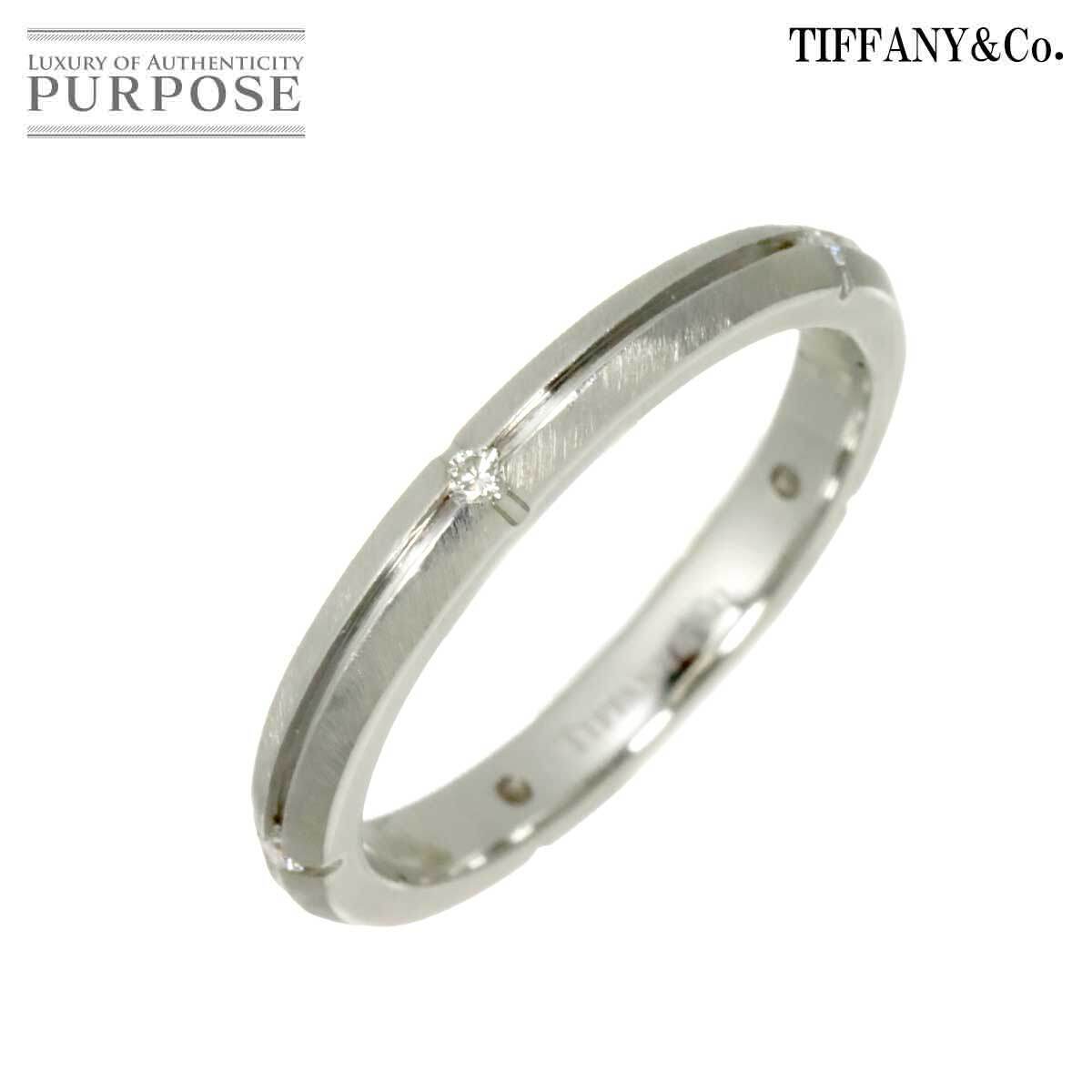 ティファニー TIFFANY&Co. ストリーメリカ 7号 リング ダイヤ K18 WG ホワイトゴールド 750 指輪 Streamerica Ring 90320597拍卖