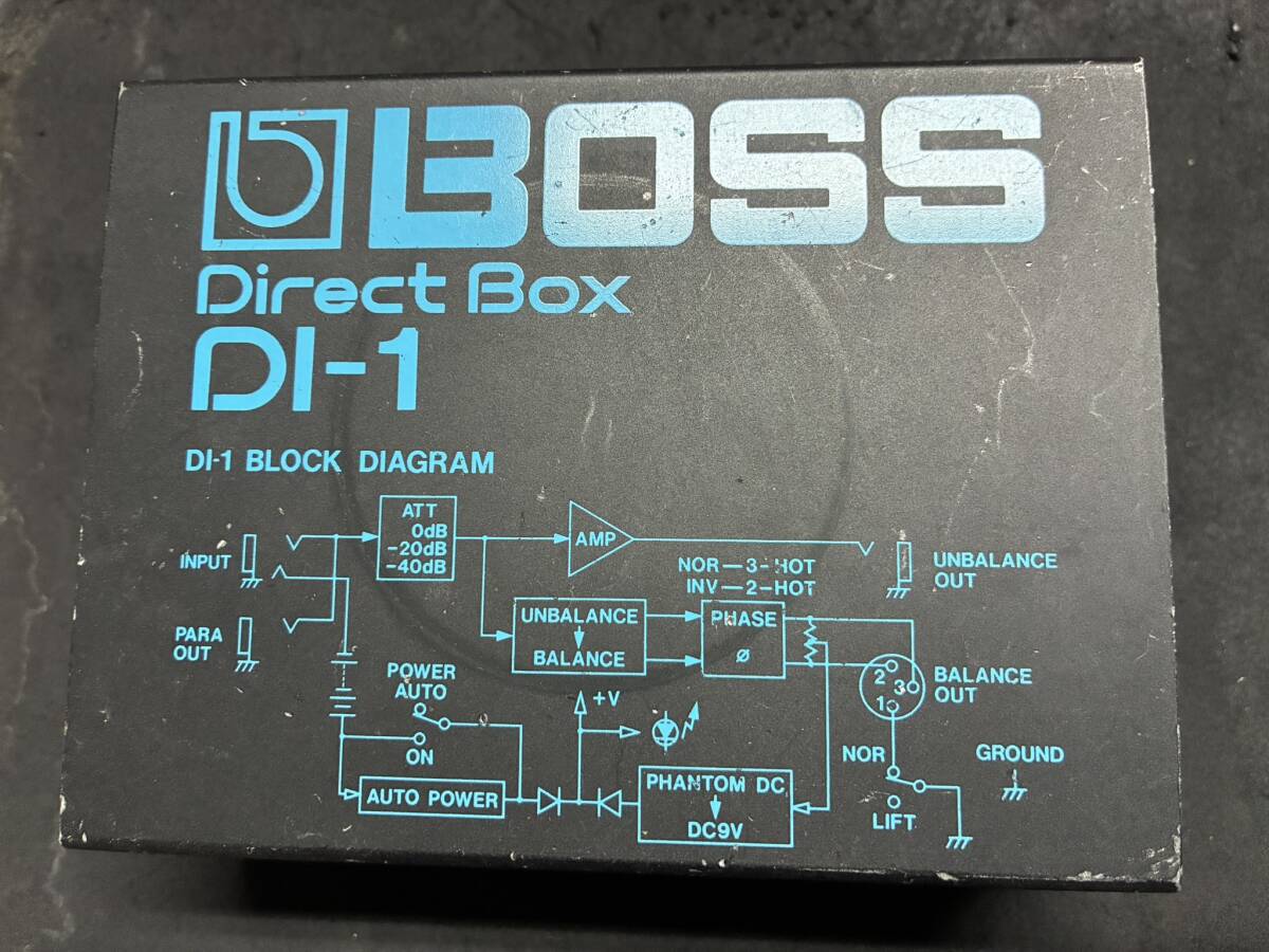BOSS Direct Box DI-1 JUNK ボス ダイレクト ボックス DI-1 ジャンク品拍卖