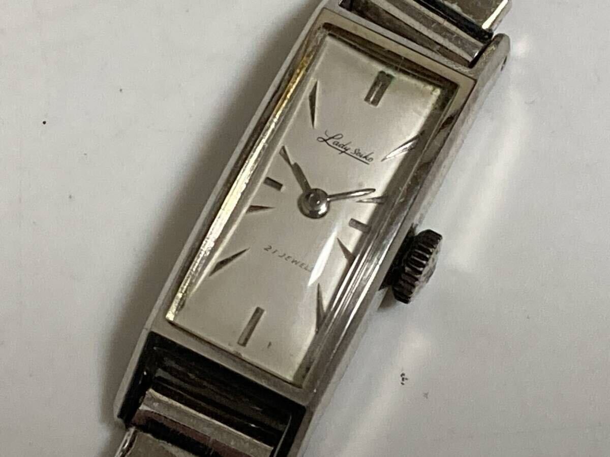 SEIKO レディーセイコー21石 プラチナ 650 パラジウム 350 手巻き腕時計 PLATINUM PALADIUM拍卖