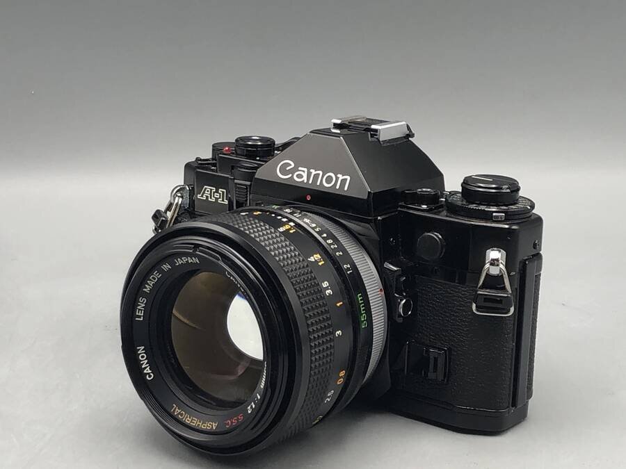 Canon A-1 FD 55mm 1:1.2 S.S.C. ASPHERICAL 一眼レフカメラセット■ジャンク品拍卖