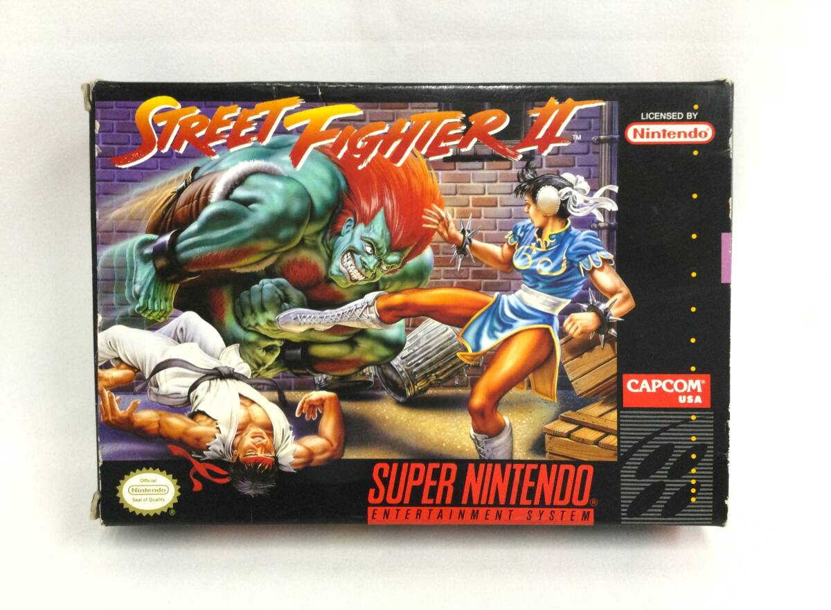【GM8494/60/0】海外版 SNESソフト★STREET FIGHTERⅡ★ストリートファイターⅡ★スーパーニンテンドー★スーパーファミコン★SFC★拍卖