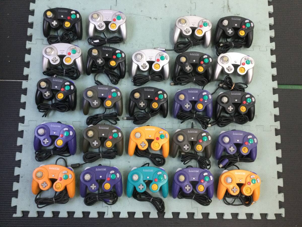 【GN9679/100/0】ジャンク★ゲームキューブ コントローラー 24個★GC★GAMECUBE★大量★まとめ★セット★任天堂★NINTENDO★ニンテンドー★拍卖