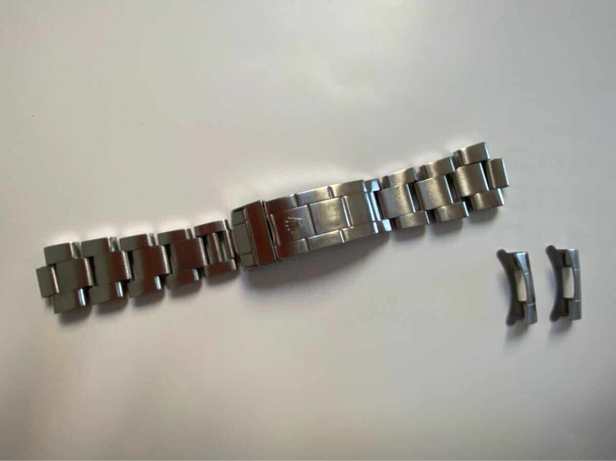 ロレックス ROLEX サブマリーナ用 純正 溝なし Ref.93150 フリップロック ハードブレス 取り付け幅 20mm FF.580拍卖