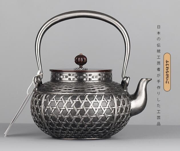 新品★ 砂鉄製 鉄瓶 大容量鉄壺 コーティングなし 手作り純鉄 やかんを沸かす お茶の道具拍卖