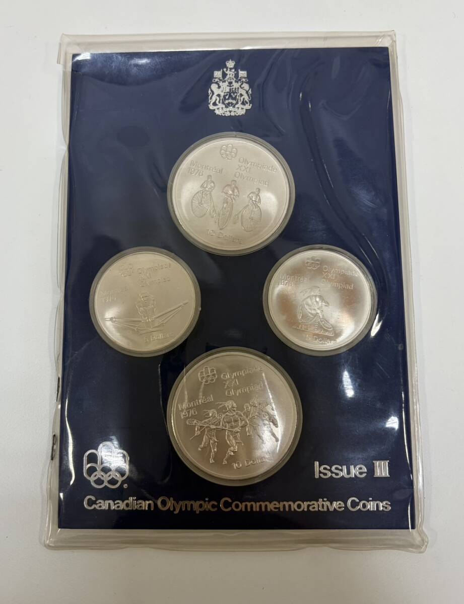 【33606】オリンピックメダル モントリオールオリンピック記念メアダル 4枚セット エリザベス 中古品 現状品 長期保管品拍卖