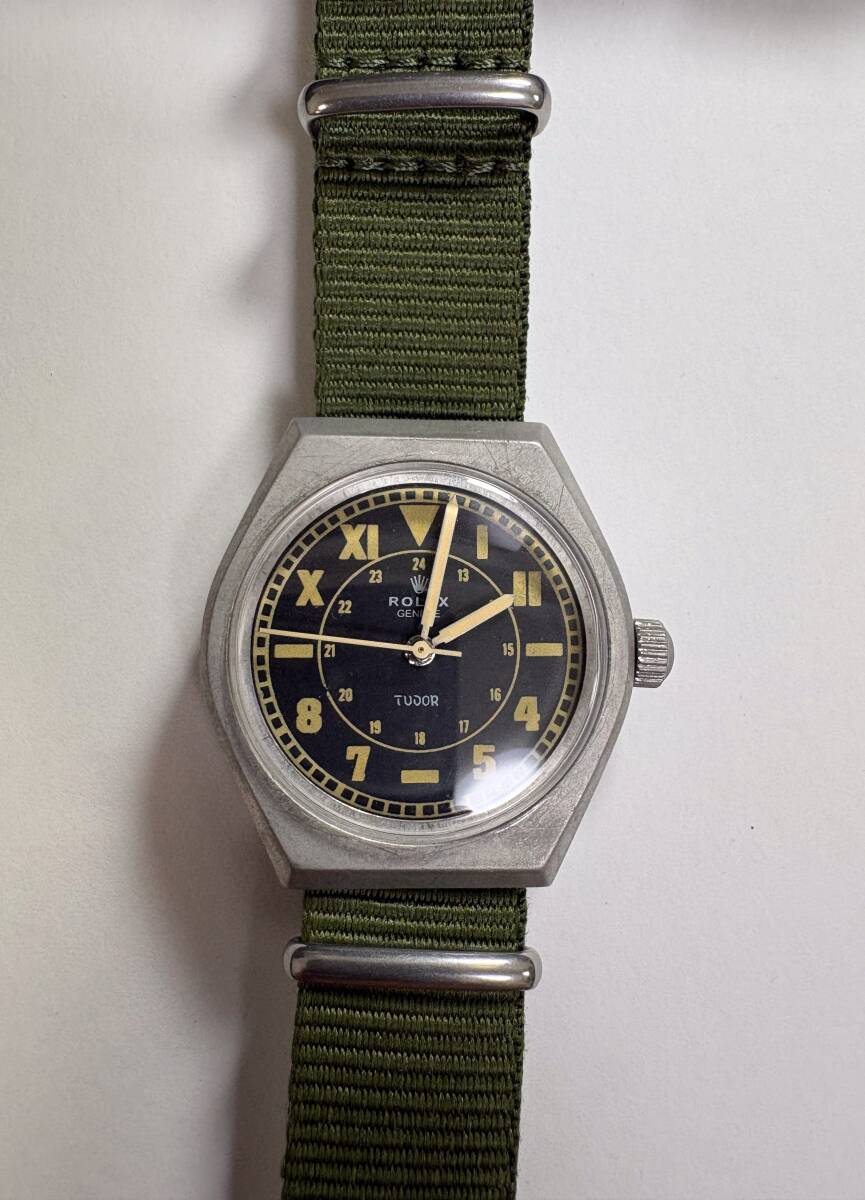 TUDOR ROLEX ミリタリーウォッチ 手巻き NATOベルト ベトナム戦争 アンティーク 軍用時計拍卖