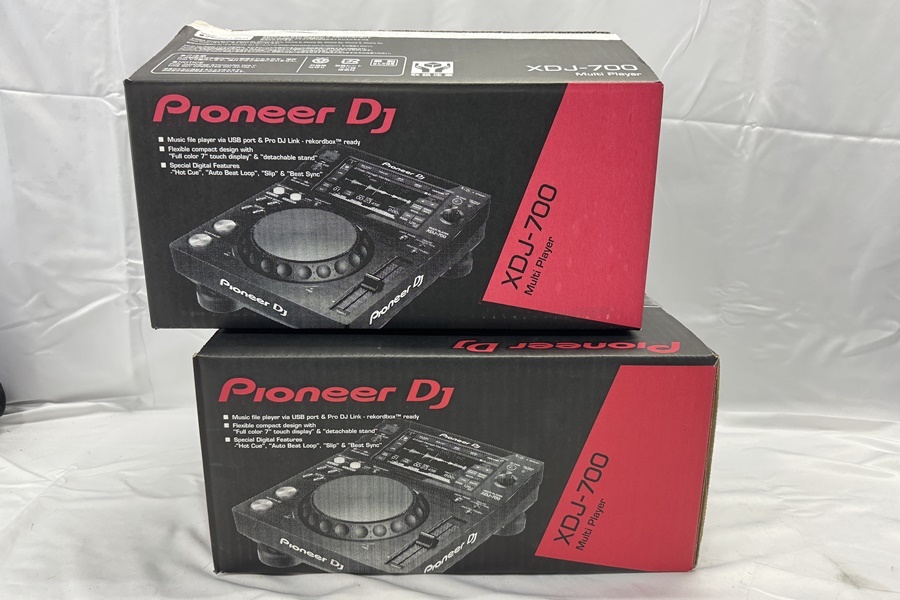 【送料無料】東京)◇Pioneer パイオニア XDJ-700 コンパクト DJマルチプレーヤー 2台セット 未使用品拍卖