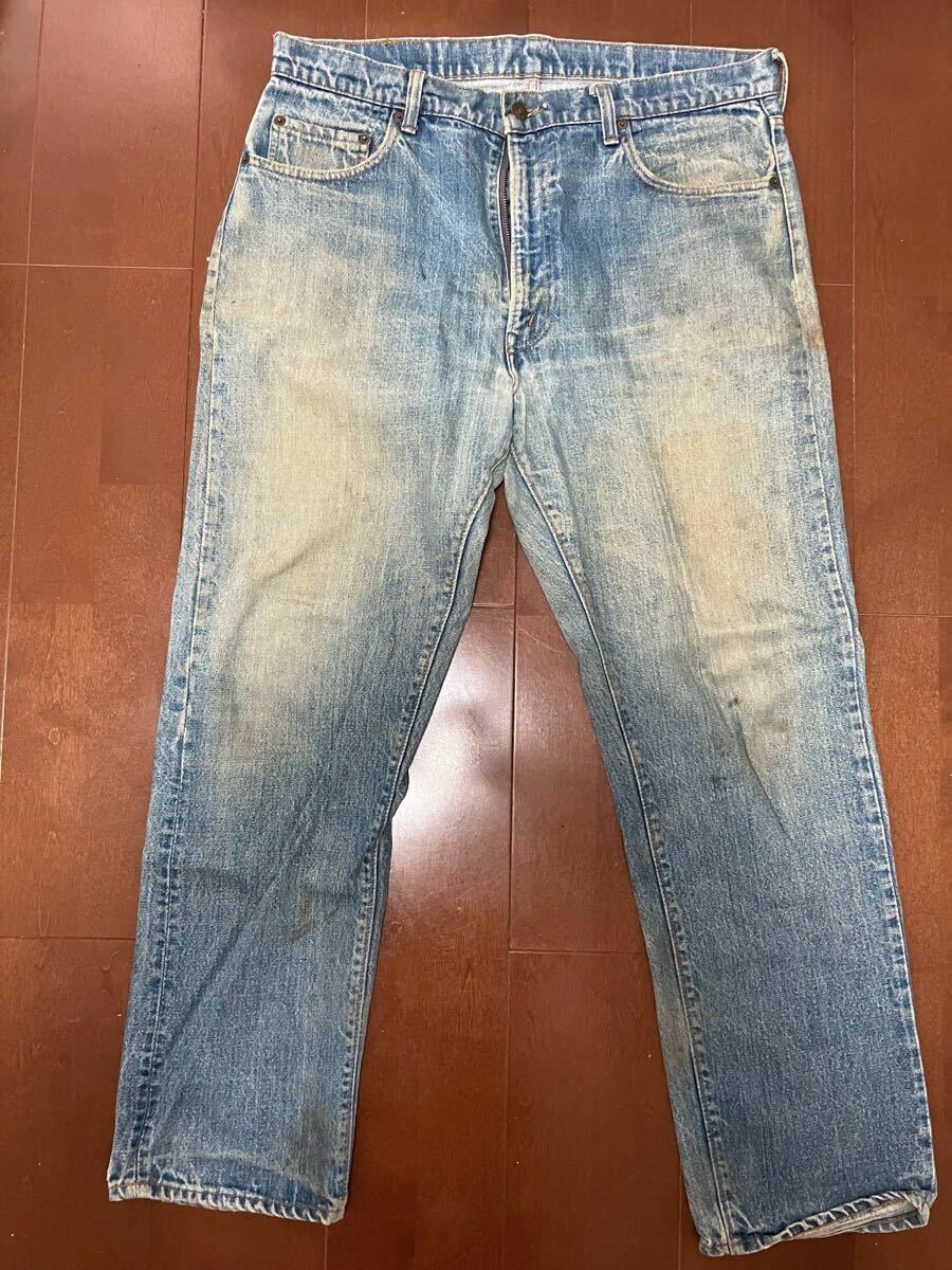 Levi's/リーバイス505 70s 刻印5 42TALON W38/L30拍卖