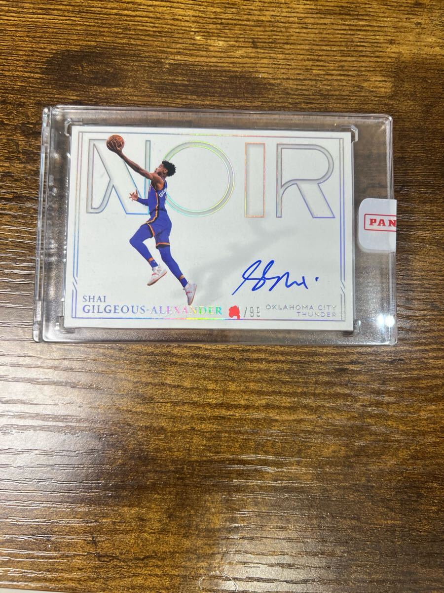 希少 99枚限定 SGA Shai Gilgeous-AlexanderシェイNoir Shadow Signatures 直筆サイン Panini NBA カード 直筆サインカード NBAカード拍卖